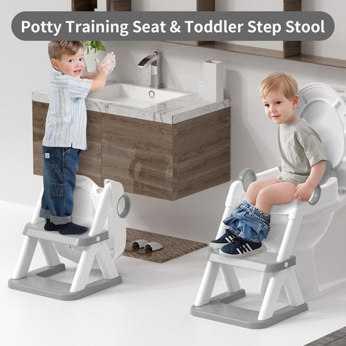 Toddler Potty Training Seat with Step Stool