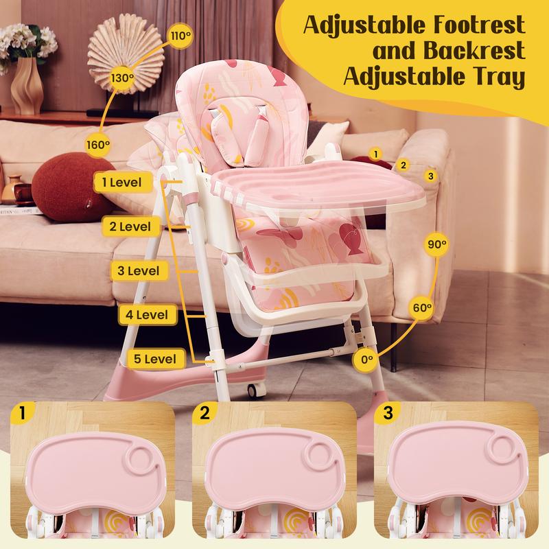 Grow-With-Me 5-in-1 Baby High Chair for Feeding & Play