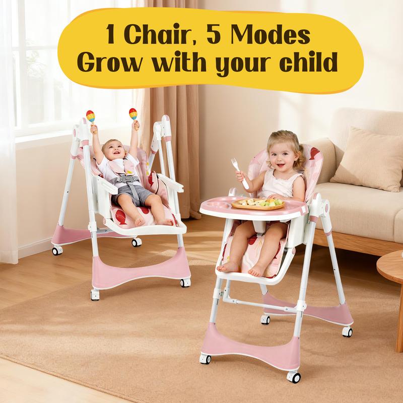 Grow-With-Me 5-in-1 Baby High Chair for Feeding & Play